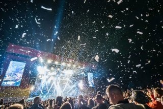Malgré de forts vents, le festival fut un succès, selon les organisateurs.